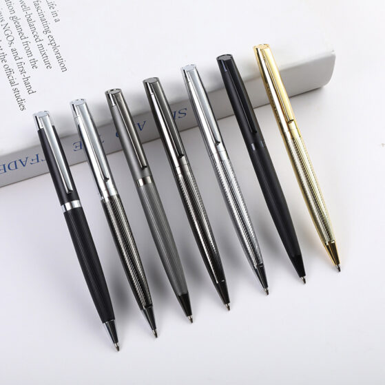 High-End Orange Metal Business Gift