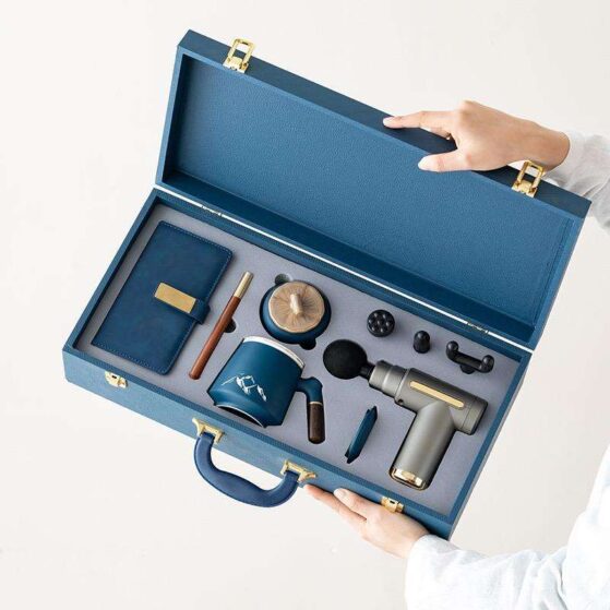 5-in-1 Premium Corporate Gift Set (Navy Blue)