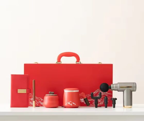 5-in-1 Premium Corporate Gift Set (Red)