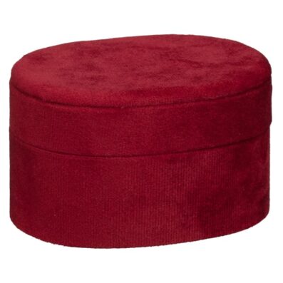 Cosy Luxe Jewellery Box - Burgundy
