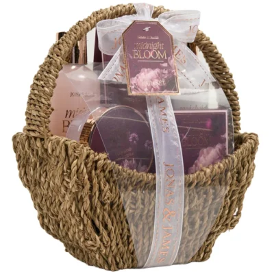 Midnight Bloom Beauty Bath Essentials Basket
